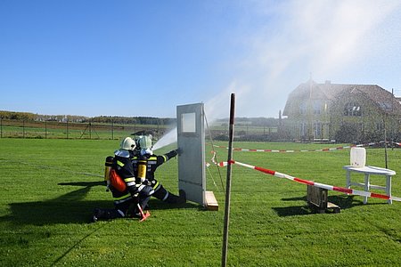 Kontrolliertes Kühlen des Brandraums