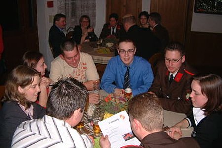 Beste Stimmung auch bei der Jugend die den Ball gerne besuchen