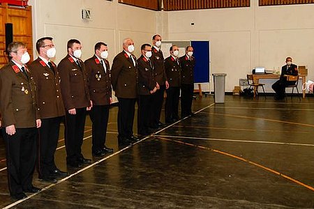 Angelobung der UA-Kommandanten