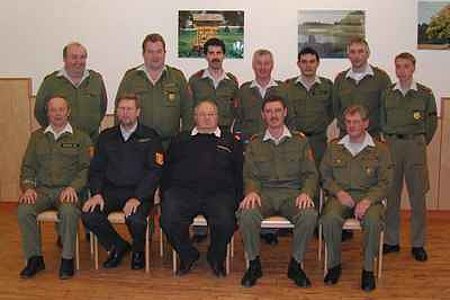 Die Ausbilder mit OBR Brandstötter und VI Wührer