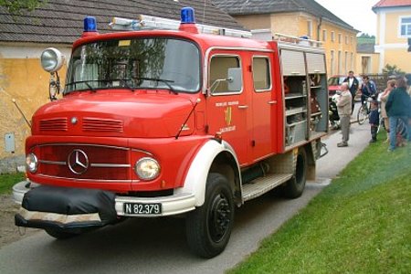 Der "Alte" bei seiner wahrscheinlich letzten Übung in Sallingstadt Der "Alte" bei seiner wahrscheinlich letzten Übung in Sallingstadt