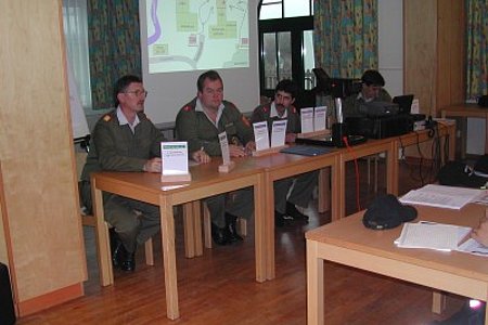 Das Ausbildnerteam bei der Arbeit