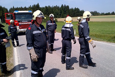 Unsere Kameraden nach getaner Arbeit.