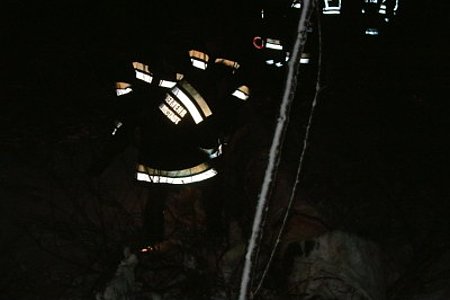 Dunkelheit, Sturm und Schneefall erschwerten den Einsatz