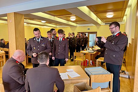 Wahl Feuerwehrkommandant und Feuerwehrkommandantstellvertreter Wahl Feuerwehrkommandant und Feuerwehrkommandantstellvertreter