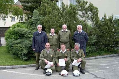 Die Kandidaten aus dem Bezrik Zwettl mit ihren Ausbildnern