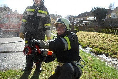 Richtiges Vorgehen in einem Brandraum