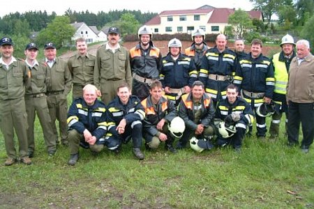 Ein Gruppenfoto der Übungsteilnehmer