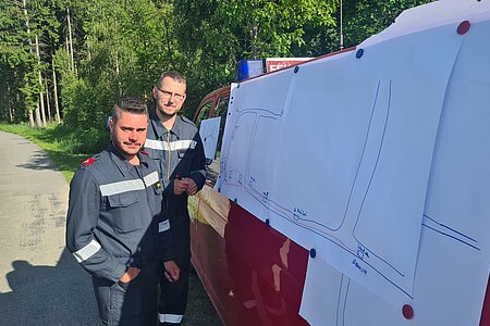 Planung der Wasserbeschaffung bei einem möglichen Waldbrand bei Walterschlag